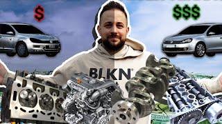 PART IV | VW GOLF 6 | From "junk" car to profit | Engine completed! | We have a problem!!