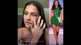 NATASHA JOUBERT BEING EMOTIONAL AFTER THE MISS UNIVERSE 2020