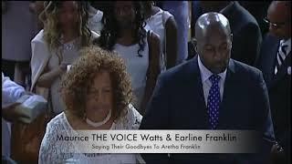 Maurice THE VOICE Watts Say Goodbye To Aretha Franklin