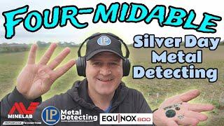 Quadruple Silver (double hammered). Epic Hunt. Metal Detecting UK