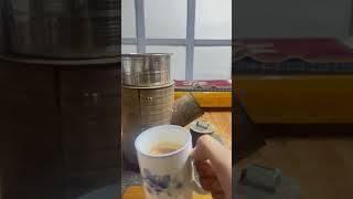 What else anyone can ask for,having a sip of tea while sitting beside Bukhari#bukhari#tealover