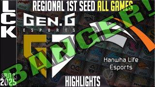 GEN vs HLE Highlights ALL GAMES | LCK MSI Qualifiers 1st Seed 2025 | Gen.G vs Hanwha Life Esports