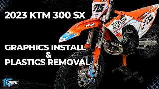 2023 KTM 300 SX Graphics Install