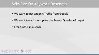 The What, Why, and How of Keyword Research