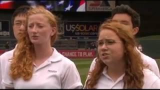 Trinity School at River Ridge Chamber Singers National Anthem for Minnesota Twins