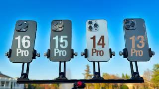 iPhone 16 Pro vs 15 Pro vs 14 Pro vs 13 Pro: CAMERA TEST Comparison!