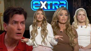 Denise Richards & Daughter Sami on Charlie Sheen's REACTION to Their OnlyFans (Exclusive)