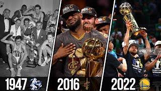  ALL NBA Champions 1947 - 2022 | Every NBA Finals Winners 2022 