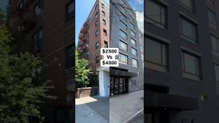 $4000 vs $2500 Apartment #brooklyn #realestate #apartment #apartmenttour