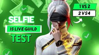 FREE FIRE LIVE STREAM GIRL 1VS 2 GUILD TEST | UID CHECK ️#freefirelive #girllive #freefire