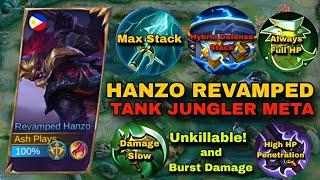 REVAMPED HANZO TANK JUNGLER IS THE NEW META?? ( unkillable hanzo makes them surrender)