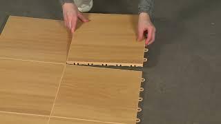 How to Connect Max Tile Raise Floor Tiles Over Concrete & Carpet