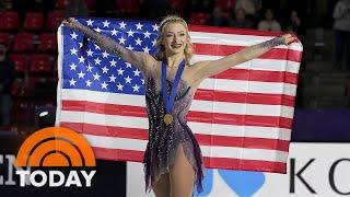 Amber Glenn makes history with gold medal at Grand Prix final