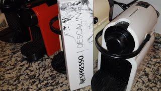 Descaling. How to descale a Nespresso Krups Inissia coffee machine step by step