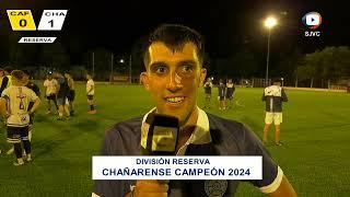 Chañarense Campeón 2024 en División Reserva