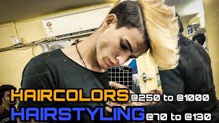 BEST HAIRCOLOR AND STYLING || VLOG 6 || RIZXTAR.