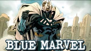 "The Origin of Blue Marvel: Forgotten Hero or Victim of Society?"