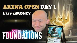 Easy ziMONEY | Arena Open Day 1 | MTG Foundations Sealed | MTG Arena