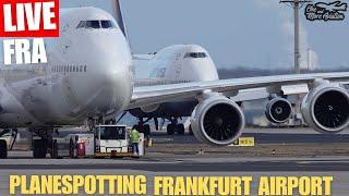 Live Planespotting Frankfurt Airport Queen Time  Waterspray Action A380 | B747️