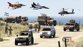 CONVOY UNDER SIEGE! Air Attack with Jets, Drones, & Helicopters - GTA 5