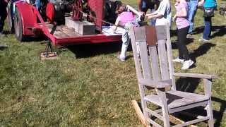 Hit and miss rocking chair