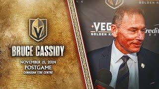 Bruce Cassidy Postgame 11/21: 400 Wins As An NHL Coach!