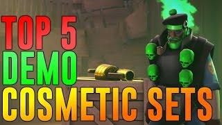 [TF2] TOP 5 DEMO COSMETIC LOADOUTS!