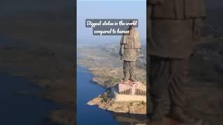 Biggest statue in the world compared to human