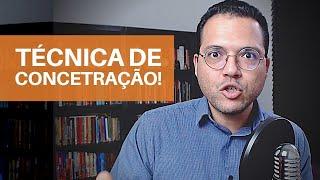 TÉCNICA RÁPIDA DE CONCENTRAÇÃO NOS ESTUDOS - Professor Piccini Responde