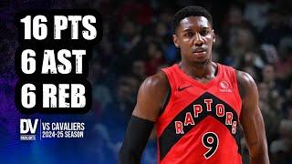 RJ Barrett vs Cavaliers 16 pts 6 ast 6 reb | Nov 24, 2024 | Regular Season