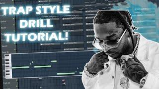 HOW TO MAKE A TRAP STYLE UK DRILL CROSSOVER BEAT! | FL STUDIO