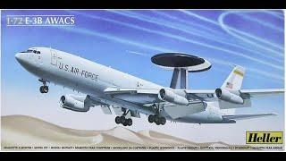 Heller 1/72 E-3B AWACS kit review