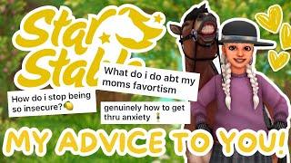 Giving You Guys Advice...(that you asked for)  Star Stable Training Time