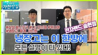 2021년 냉장고 비교 삼성 비스포크 / LG 오브제 / 대유위니아 3도어 "우리집에 맞는 냉장고?" 한번 확인해보시죠!! 가전제품 맛집 [홍박사 가전 이야기]