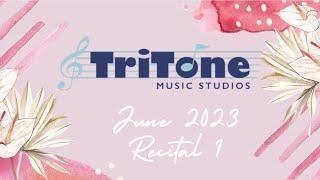 TriTone Music Studios June 2023 Recital Show 1