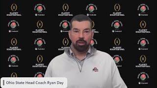 Ryan Day answers questions from media ahead of Rose Bowl match against Oregon