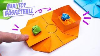 Easy origami moving paper toys || Mini toy basketball pop it