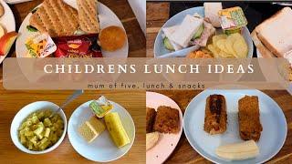 CHILDRENS LUNCH IDEAS| mum of five, snacks, lunches, dinners