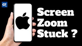 How to Fix iPhone Screen Zoom Stuck