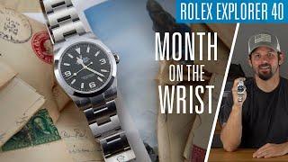 Rolex Explorer 40 : A Month on the Wrist (Update)