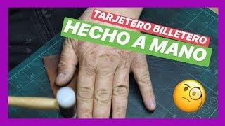 tarjetero billetero de (CUERO) /  wallet card holder (LEATHER) DIY