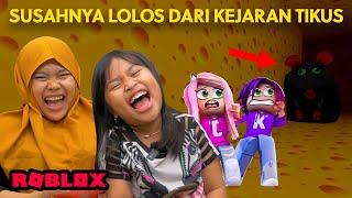 GAK BOLEH TERIAK SELAMA DIKEJAR TIKUS - CHEESE ESCAPE | Roblox @SenjaFirsta