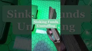 Unstuffing Cash Binder #budgetbinder #sinkingfundsupdate #cashenvelopestuffing #cash #sinkingfunds