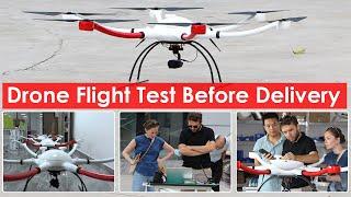 10 Units YANGDA Hexacopter Drone Flight Test Before Delivery