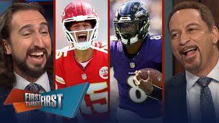 Chiefs beat Bengals, Was Kansas City lucky, Ravens time to panic? | NFL | FIRST THINGS FIRST