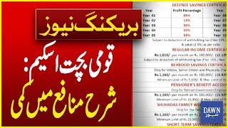 Rate Reduction Alert: National Savings Schemes Certificates | Breaking News | Dawn News