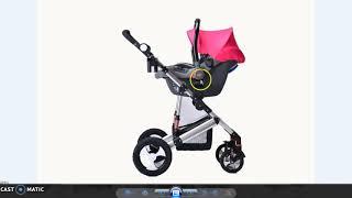 3 in1 Newborn Baby Pram Car Seat Pushchair Travel System Buggy Stroller