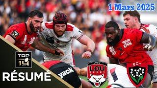 TOP 14: Résumé partie complète LOU Rugby vs RC Toulon : J18 - Saison 24/25