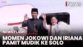 [FULL] Detik-Detik Jokowi Pensiun Mudik ke Solo Naik Pesawat TNI AU