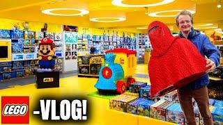 Den LEGO Store unsicher machen  | Aufbau bei großer LEGO Berg- Messe! | VLOG